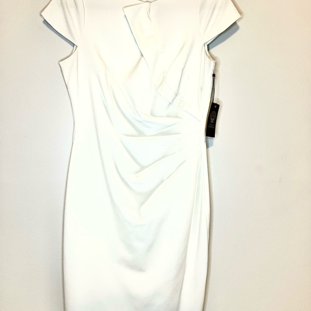 Vince Camuto Cream Midi Dress